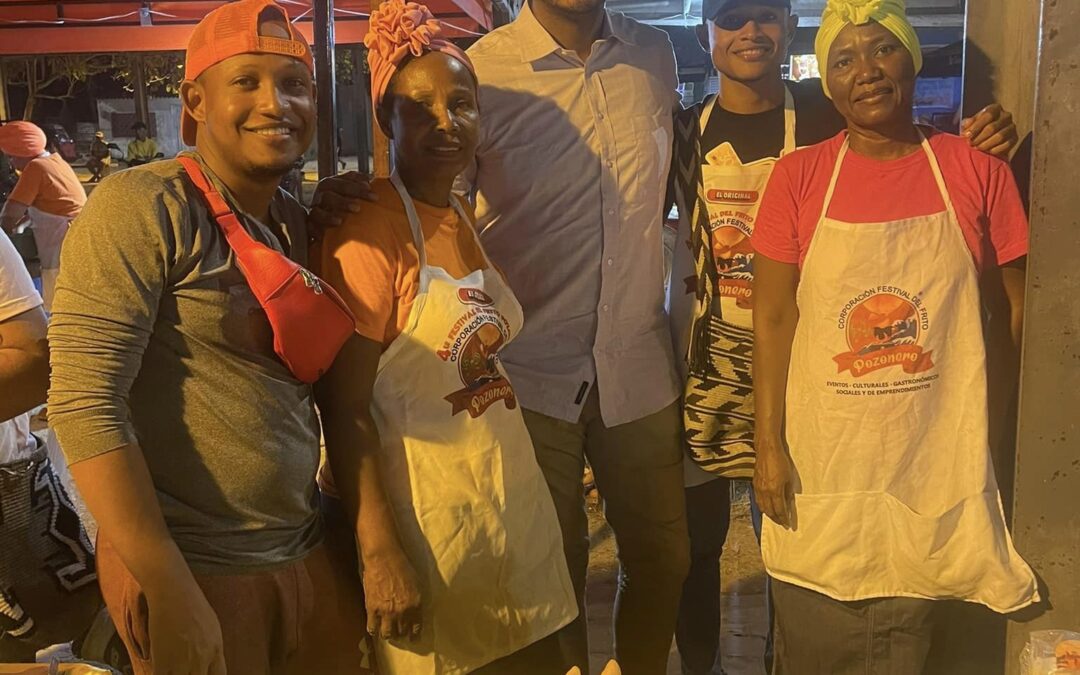 Festival del frito Pozonero en la Casa Cultural del Pozon, sabrosos! #Cartagena