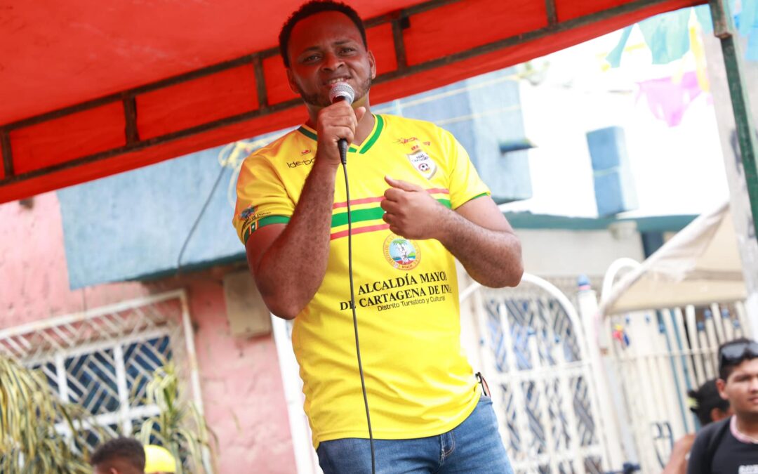 igante jornada de alegría en el Barrio Olaya, La Magdalena